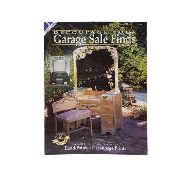 1997 Back Street Crafts Decoupage Your Garage Sale Finds . Merlyn Parker leaflet - Picture 1 of 2